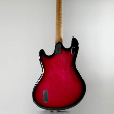 Music Man StingRay HT Guitar Raspberry Burst w/bag image 2