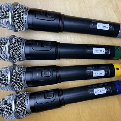 VocoPro Digital-Quad-H2 Four-Channel UHF Wireless Handheld Microphone System (913.3 to 925.8 MHz) image 2