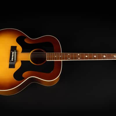 1976 Ibanez Concord 754 - Sunburst | Japan Lawsuit Era Vintage SJ-180 Everly Brothers Jumbo Open Book Headstock | Case image 3