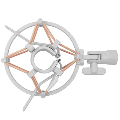 Focus Pro Audio Shock Mount for Samson Q2U Microphone (White) image 3