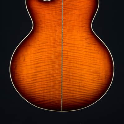 Santa Cruz F-42 Cutaway Custom Flamed Maple and European Spruce with Full Body Sunburst NEW image 5