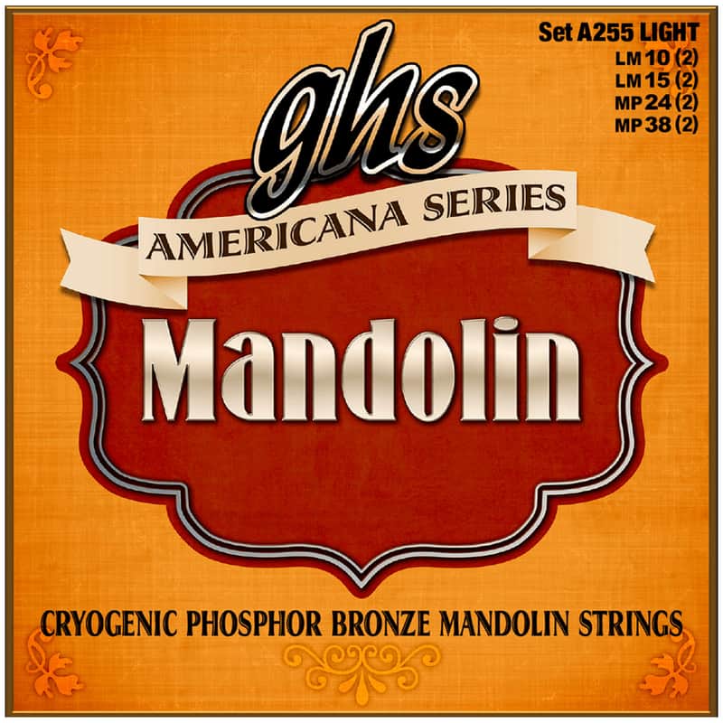 A255 Americana Series Mandolin Light 10-38 GHS image 1
