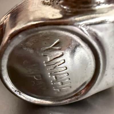 Yamaha 3+3 Tuning heads 3L 3R with screws and bushings 1970s - Chrome image 3
