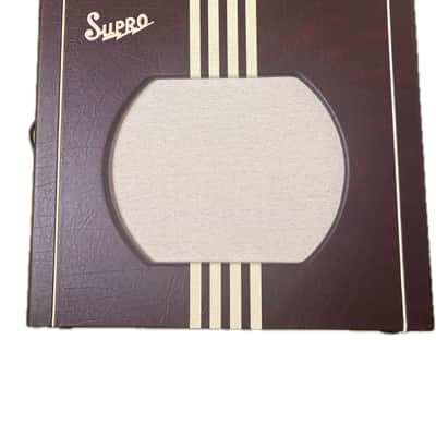 Supro Delta King 12 Limited Edition Tube Combo – Burgundy & Cream image 2