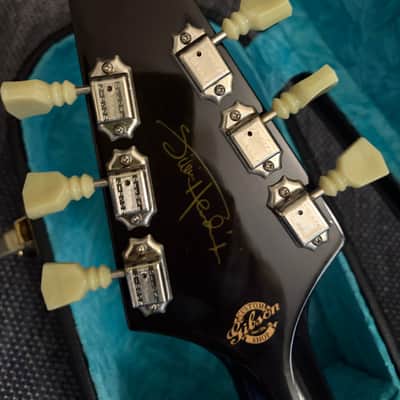 Gibson Custom Shop "Inspired By" Jimi Hendrix Psychedelic Flying V 2006 - Psychedelic Black image 6