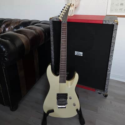 ESP M-1 Custom 1987 M1 Mirage SCALLOPED Owned by major German pro artist Jackson Headstock image 2