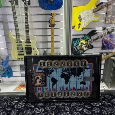 RARE Def Leppard RIAA Hysteria Award Presented To Steve Clark Gibson Guitar 10 Million Copies image 9