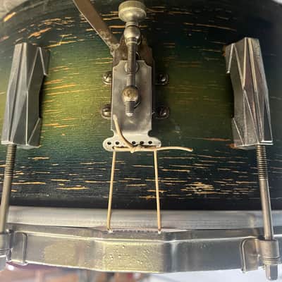 Gretsch Broadkaster Duco 40s-50s 14"x6.5" Snare Drum image 13