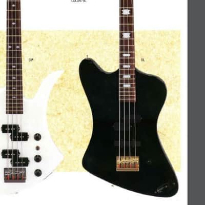 Fernandes  MV-65NS Nikki Sixx Reversed T-bird 1991 Black image 11