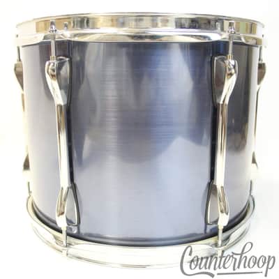 *Tama 13x10" Superstar "Brushed Vintage Blue"Wrap/Chrome Tom Drum Birch/Basswood image 4