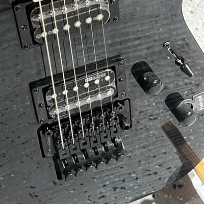 ESP LTD M-200FM Electric Guitar - See Thru Black image 3
