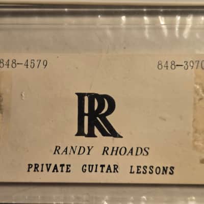 Gibson Custom Shop Randy Rhoads '74 Les Paul Custom VOS RR Business Card MXR Dist+ ++ 28 item Pkg. image 4