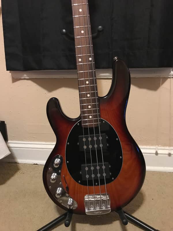Music Man Left handed Stingray Special 2020 Burnt Amber image 1