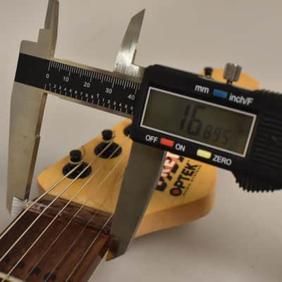 1990s Optek Fretlight FG-200 Project Guitar Black image 18