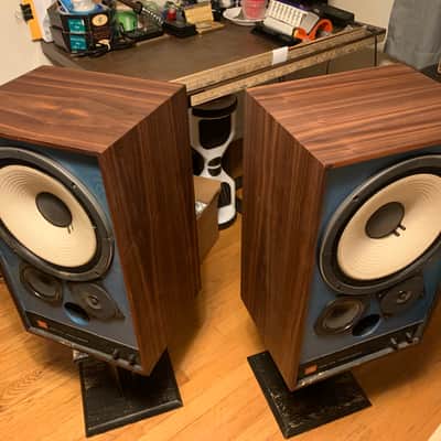 JBL 4311B  1979 Walnut, Blue Baffle, Pro Studio Monitor Series image 3