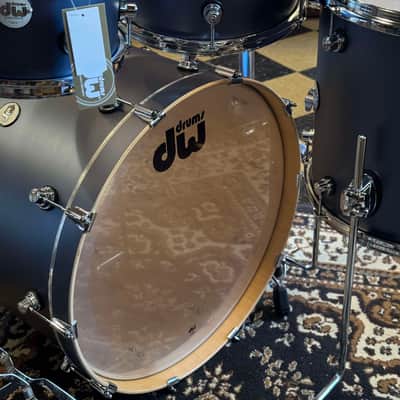 NEW DW Design Series Drum Set in Blue Slate - 18x22, 8x10, 9x12, 14x16 image 5