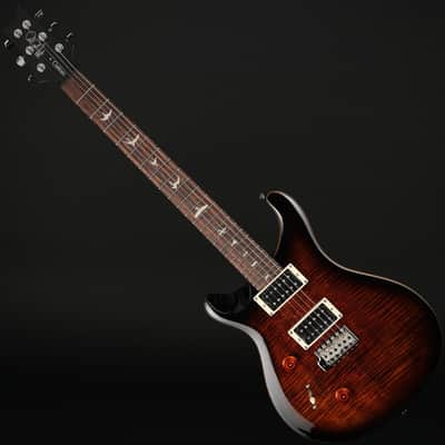PRS SE Custom 24 Left-Handed in Black Goldburst with Gig Bag #F018117 image 3