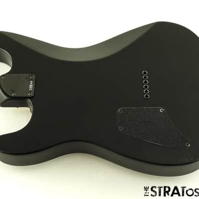USA Fender JIM ROOT Stratocaster Mahogany HH Strat LOADED BODY Flat Black Nitro! image 3
