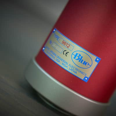 Rare Vintage Blue Bottle Tube Condenser Microphone (Serviced) Red Vocal Edition image 10