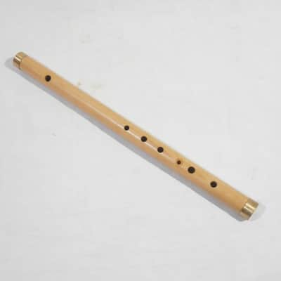 Handmade 6-Hole Wooden Transverse Flute in C – Apricot Wood, Renaissance-Style Folk Flute image 2