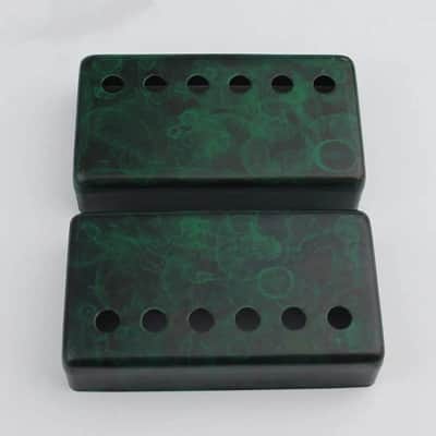 Blackish Green Guitar LP Style Humbucker Pickup Covers 50/52mm Set image 2