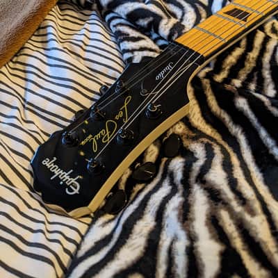 Epiphone Les Paul Negative Standard w/ Gibson Burstbuckers & Hard shell case image 20