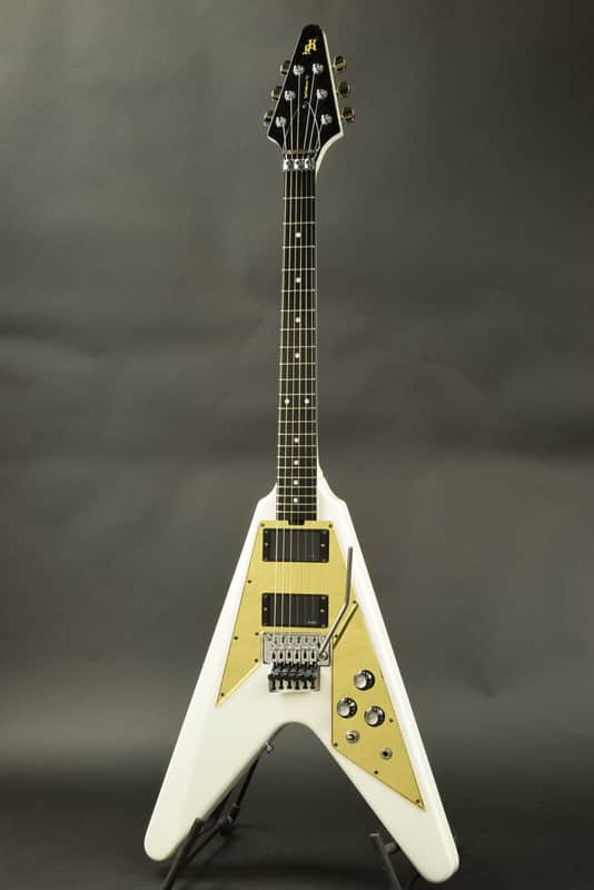 キラー・ギターズ　KG-Wishbone-V　 white Killer KG Wishbone-V Snow White | Reverb