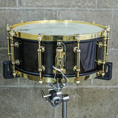 Pearl 5.5" x 14" 50th Anniversary Solid Maple 24K Gold Plated Snare Drum image 11