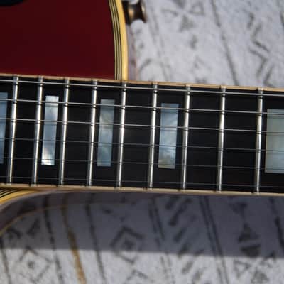 Vintage 1976 Greco EG-1000 (EG1000R) Les Paul Custom Reissue - Cherry Sunburst w Ebony Fingerboard & Rare U-3000 Pickups - Made In Japan - Pro Set Up w Perfect Frets/Action/Intonation image 12