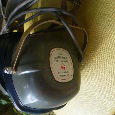 Antique Superex ST-PRO studio headphones 1960's image 1