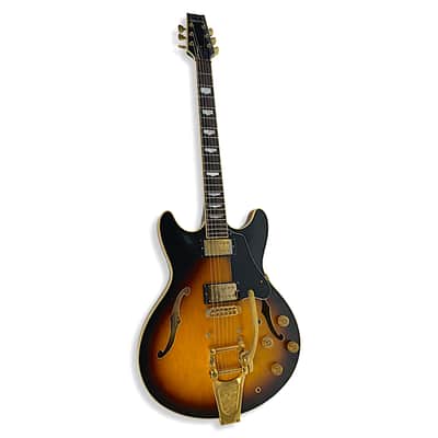 Westone Rainbow II Semi-Hollowbody Early '80s Sunburst image 3