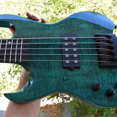 Kiesel Vader Bass 5 string, left handed model , 2017 , flamed top, gorgeous condition and tone image 14