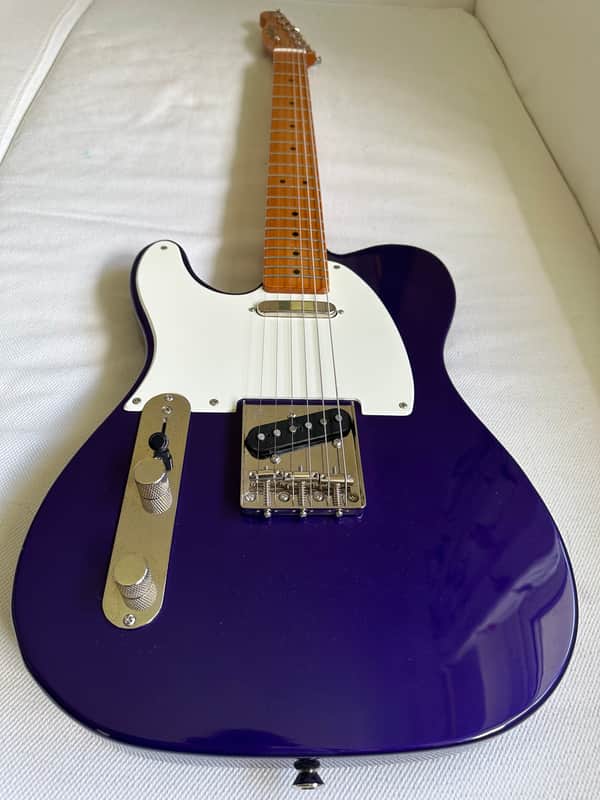 Squier Classic Vibe '50s Telecaster Purple Left-Handed 2019 - Present - Butterscotch Blonde image 1