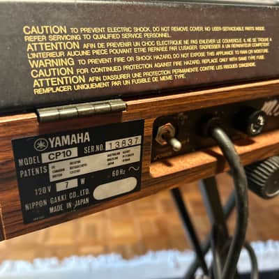 yamaha cp10 1970s vintage electric piano, works great image 5