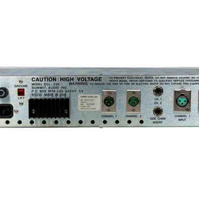 Summit Audio DCL-200 Dual-Channel Compressor/Limiter #0721137 (Used) image 3