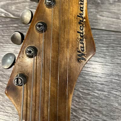 WanderKaueven Custom T-Style Electric Guitar - aged black finish image 10