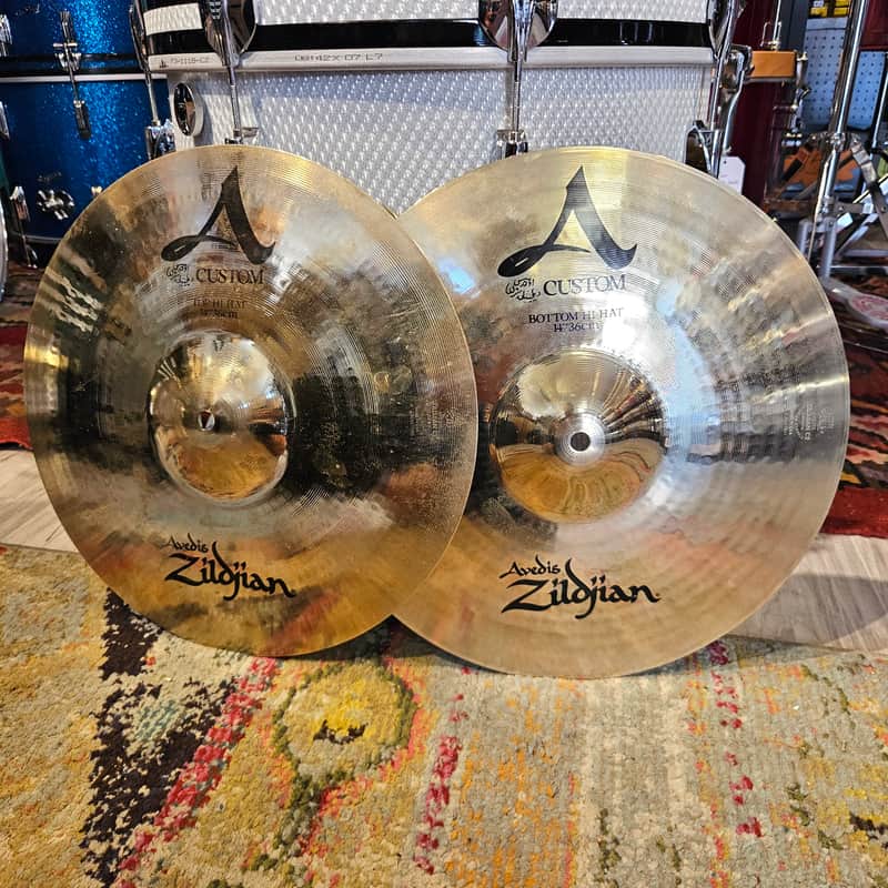 Zildjian A Custom 14" Hi Hats 1076g/1262g image 1
