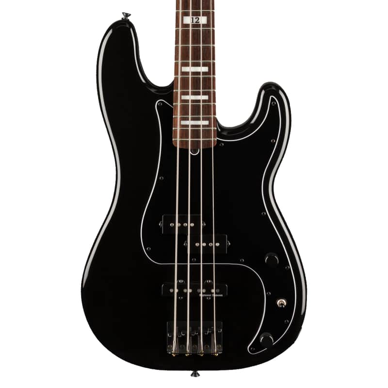 Used Fender Duff McKagan Signature Deluxe Precision Bass - Black image 1