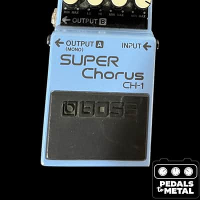 Boss CH-1 Super Chorus (Dark Gray Label) 2001 - Present - Blue - X16637 image 1