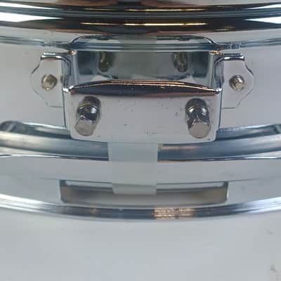 Ludwig Steel Rocker 8Lug Snare Drum 80s 5x14"Vintage Chrome Black/White #A404231 image 8