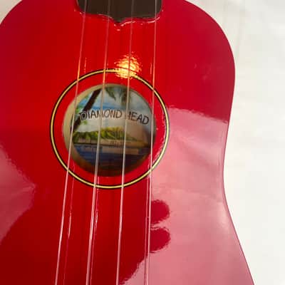 Diamond Head DU-102 Soprano Ukulele 2010s - Red image 4
