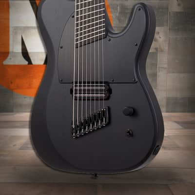 Schecter PT-8 MS Black Ops - Satin Black Open Pore (622) image 1