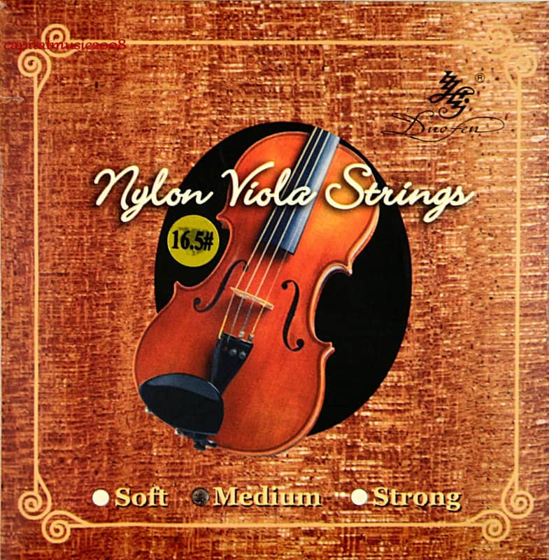 5 Sets Nylon Viola Strings Perlon Core For Violas (15''-16.5'') Size image 1