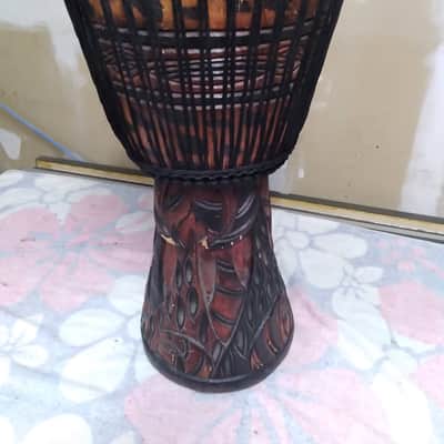 Djembe Authentic African hand carved image 6