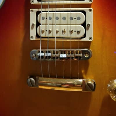 1978 Greco EG-600 Custom
Ace Frehley Style 3 Pickup Guitar
Cherry Sunburst + OHSC Japan image 2