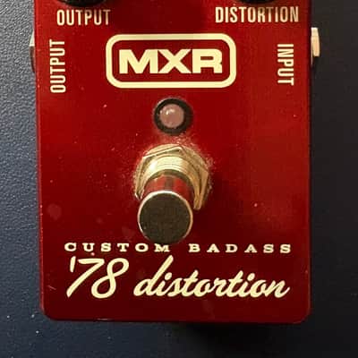MXR M78 Custom Badass '78 Distortion 2011 - Present - Red image 1