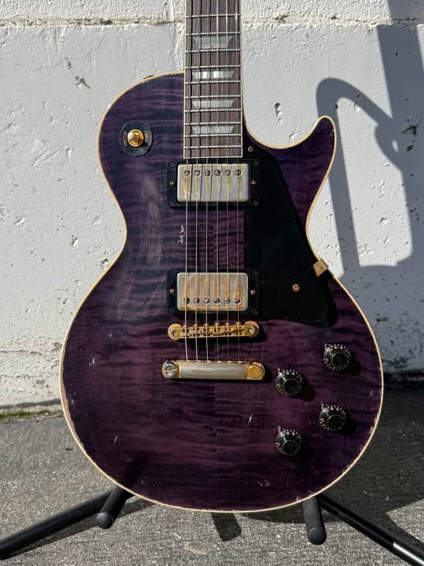 Gibson '59 Les Paul Standard R9 Reissue Custom Shop M2M Murphy Lab Heavy Aged Purple Tiger New Unplayed Auth Dlr 8lb7oz #445 image 1
