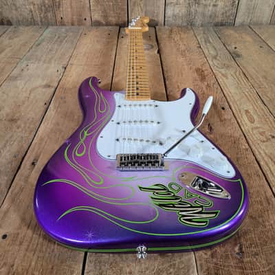 Fender Stratocaster MIM Gene Winfield Custom Pinstripe Finish 2010 w/ hard case image 8