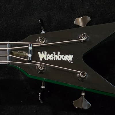 Washburn USA Dime Slime Bass EX GWAR MUSIC VIDEO TOUR STAGE PLAYED Pro Artist Owned Signed D3 Dimebag Darrell Pantera Signature DB2000 American Custom Shop Bass Guitar image 5
