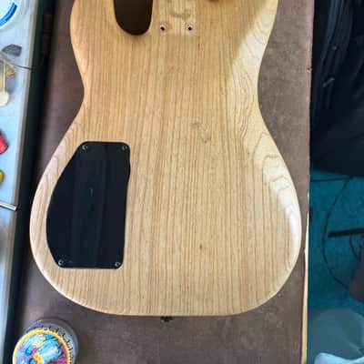 Handmade P bass body with slant J pickup routes image 9